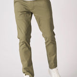 Kingsley Slim Fit Stretch Chino Pants - Light Green