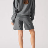 Frost Crew Neck Oversized Sweatshirt - Grey