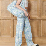 Selene Marble Print Tote Bag