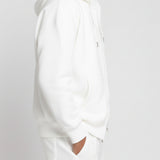 Evergreen Essential Oversized Zip Up Hoodie - White