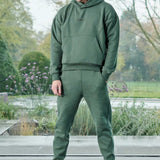 TAPERED JOGGERS - DARK GREEN