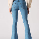 Riverstone Stretch Bootcut Jeans - Mid Blue