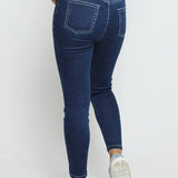 Odette High Waist Jegging – Dark Blue