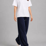 Olive Oversized T-shirt - White