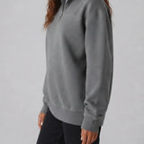 Half-Zip Sweatshirt Grey
