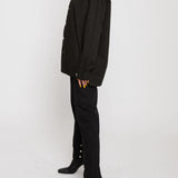 Harbor Cotton Oversized Shirt - Black