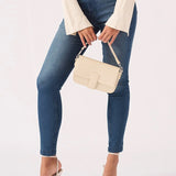Hunni High Rise Stretch Skinny Jeans - Mid Blue