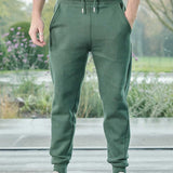 TAPERED JOGGERS - DARK GREEN