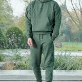 PULLOVER HOODIE - DARK GREEN