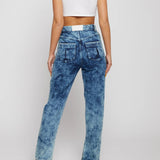 Zari Straight Leg Jeans - Dark Blue