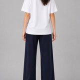 Olive Oversized T-shirt - White