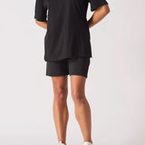 Ember Oversized Stretch T-shirt - Black