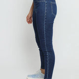 Odette High Waist Jegging – Dark Blue