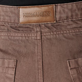 Riviera High Waisted Wide Leg Jeans – Brown