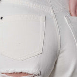 Dune Distressed Tapered Denim Jeans - Off White