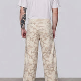 Harbour Tie-Dye Wide Leg Joggers - Beige
