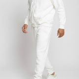 Evergreen Essential Oversized Zip Up Hoodie - White