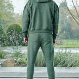 TAPERED JOGGERS - DARK GREEN