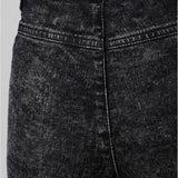 Orla High Waist Skinny Jeans - Black Acid Wash