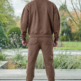 TAPERED JOGGERS - BROWN