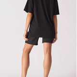 Ember Oversized Stretch T-shirt - Black