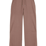 WIDE LEG JOGGERS - BROWN