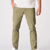 Kingsley Slim Fit Stretch Chino Pants - Light Green
