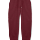 TAPERED JOGGERS - Burgundy