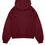 ZIP UP HOODIE - Burgundy
