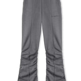 Ruched Flare Jogger - Grey