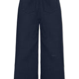 WIDE LEG JOGGERS - DARK NAVY