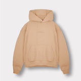 REGULAR PULLOVER HOODIE - BEIGE