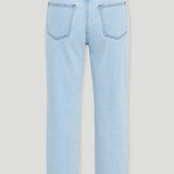 Hunni Stretch Relaxed Straight Leg Jeans - Light Blue Wash