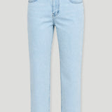Hunni Stretch Relaxed Straight Leg Jeans - Light Blue Wash