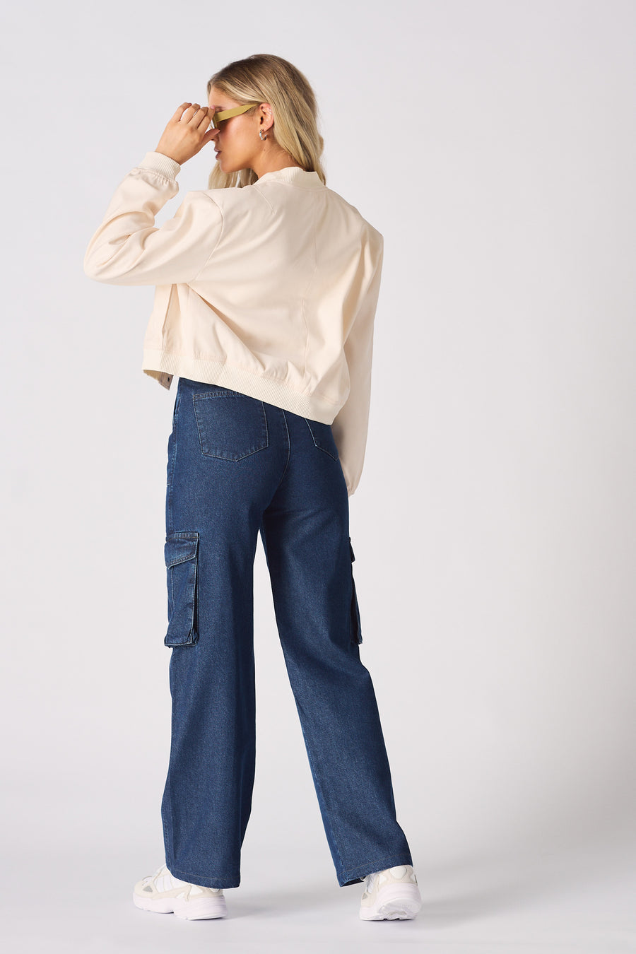 BOMBER JACKET - BEIGE -  Women's Bomber Jackets