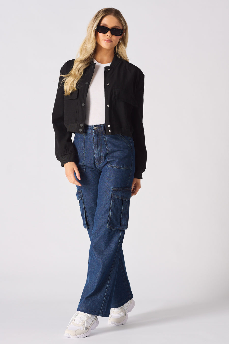 BOMBER JACKET - BLACK -  Women's Bomber Jackets