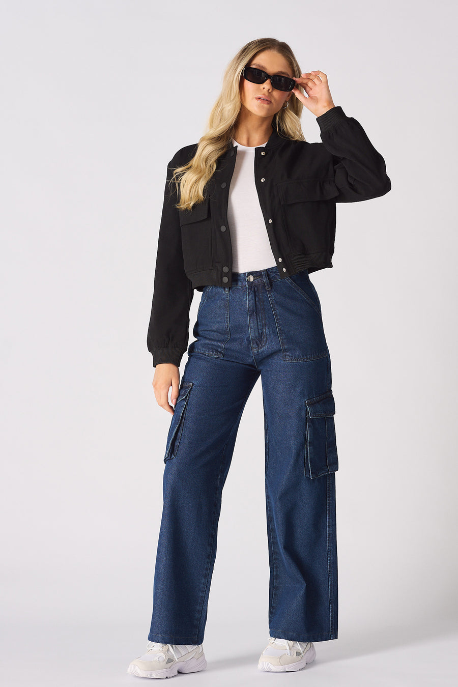 BOMBER JACKET - BLACK -  Women's Bomber Jackets