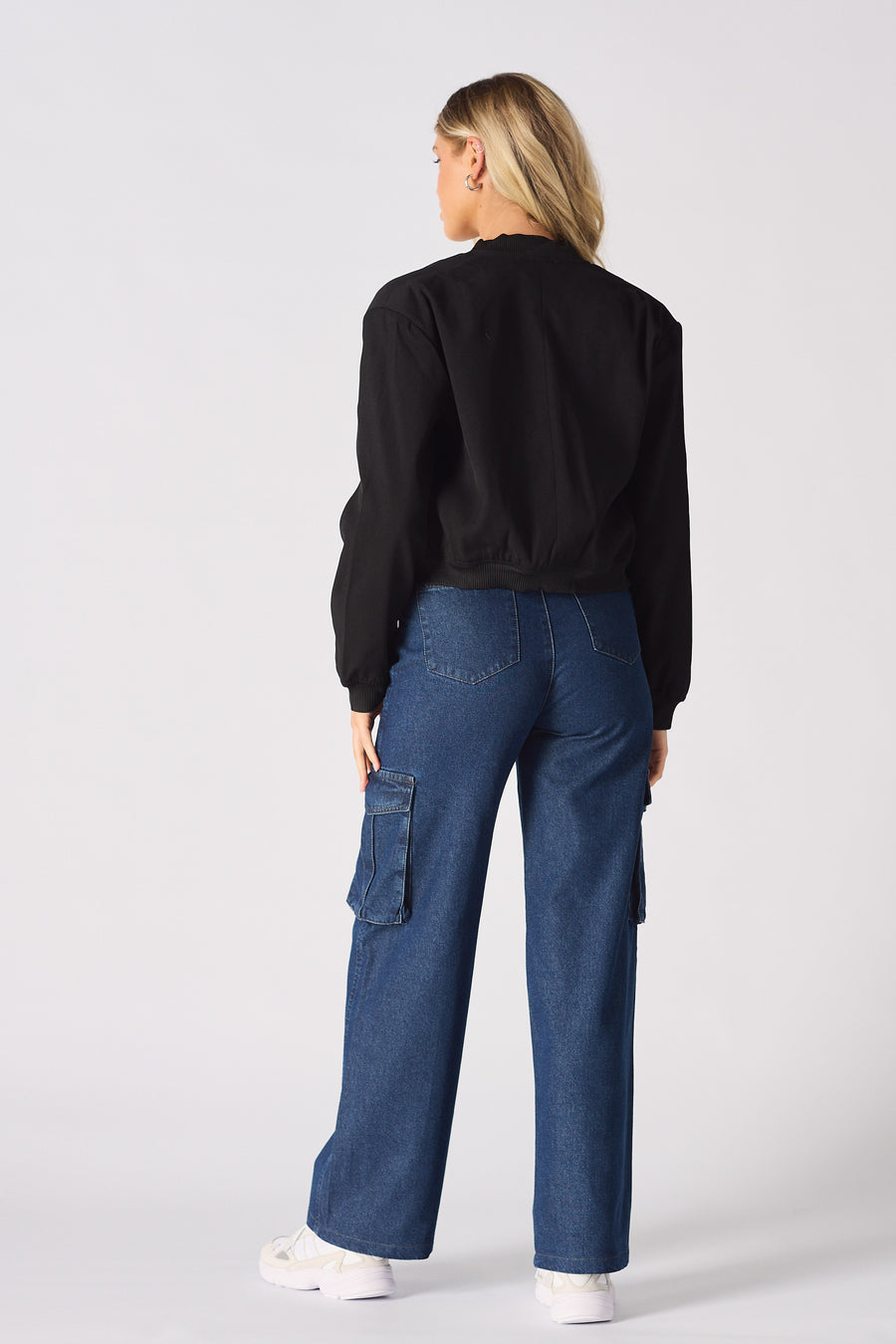 BOMBER JACKET - BLACK -  Women's Bomber Jackets