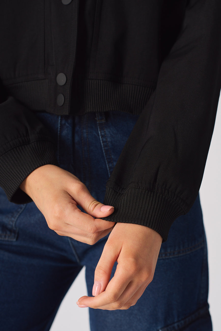 BOMBER JACKET - BLACK -  Women's Bomber Jackets