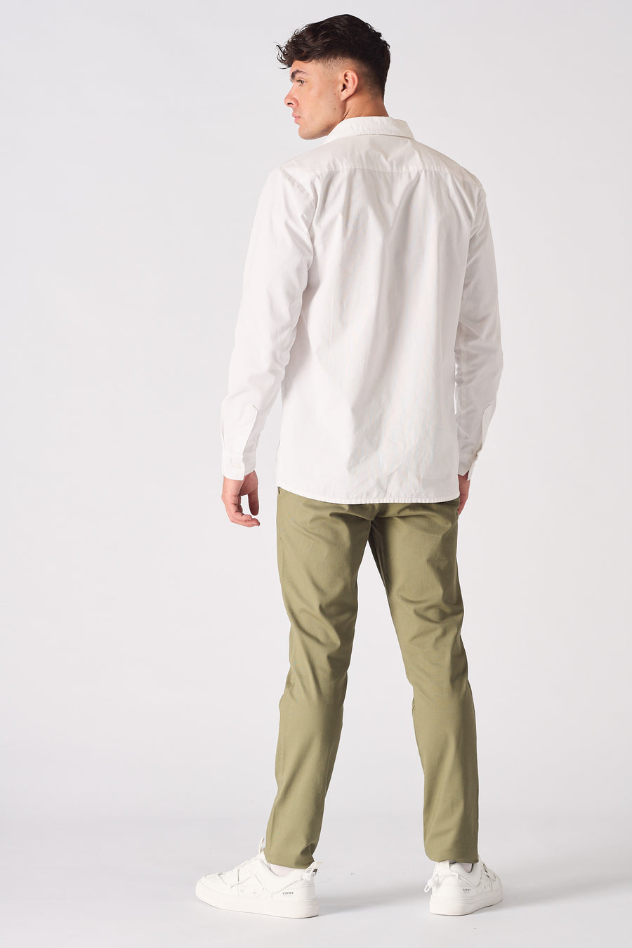 COTTON SHIRT - WHITE -  Men's cotton shirts