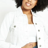 Dusk White Denim Trucker Jacket