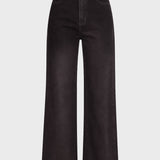 Elysi High Rise Sculpt Wide Leg Jeans - Black Wash