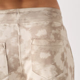 Nola Cloud Tie-Dye Wide Leg Joggers - Beige