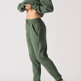 Herman Womens Relaxed Fit Joggers - Khaki Green