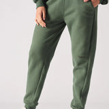 Herman Womens Relaxed Fit Joggers - Khaki Green