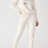 Herman Womens Essential Relaxed Joggers - White