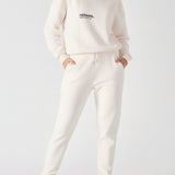 Herman Womens Essential Relaxed Joggers - White