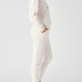 Herman Womens Essential Relaxed Joggers - White