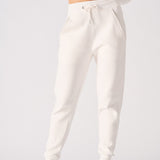 Herman Womens Essential Relaxed Joggers - White