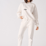 HERMAN CREW NECK SWEATSHIRT - WHITE